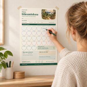 Universaalne prinditav liikumiskalender